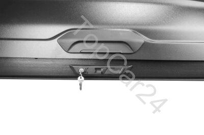 Бокс на крышу LUX TAVR 140 серый матовый 440л