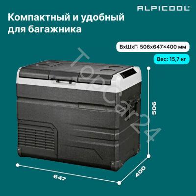Автохолодильник Alpicool TS50 (12/24)