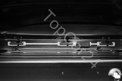 Бокс на крышу LUX IRBIS 150 черный матовый 310L с двустор. откр. (1500х760х355)