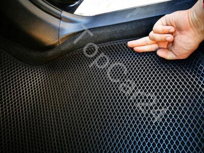 Коврики 3D EVA Volkswagen Polo Liftback 01.2020 черные