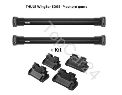  Thule WingBar Edge Black    Kia Carens