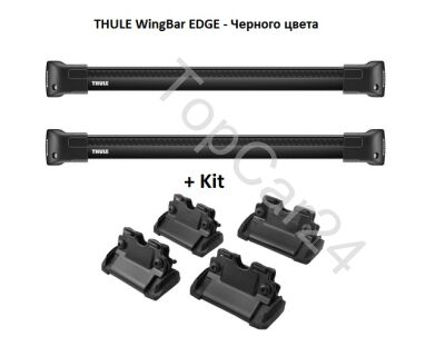  WingBar Edge Black  Nissan X-Trail T31  