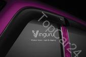 ДЕФЛЕКТОРЫ ОКОН VINGURU Chevrolet Lacetti 2004-2013 сед НАКЛАДНЫЕ К-Т 4 ШТ