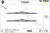 Комплект стеклоочистителей SWF Das Original x2 341