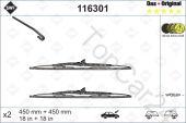 Комплект стеклоочистителей SWF Das Original x2 301