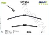 Комплект стеклоочистителей Valeo Silencio Flat VF970