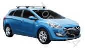 Багажник на крышу Hyundai i30 Wagon с низкими рейлингами