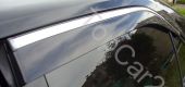 Дефлекторы для Volvo XC90 (II) с хром молдингом