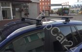 Багажник Thule WingBar на интегрированные рейлинги BMW X1 черный
